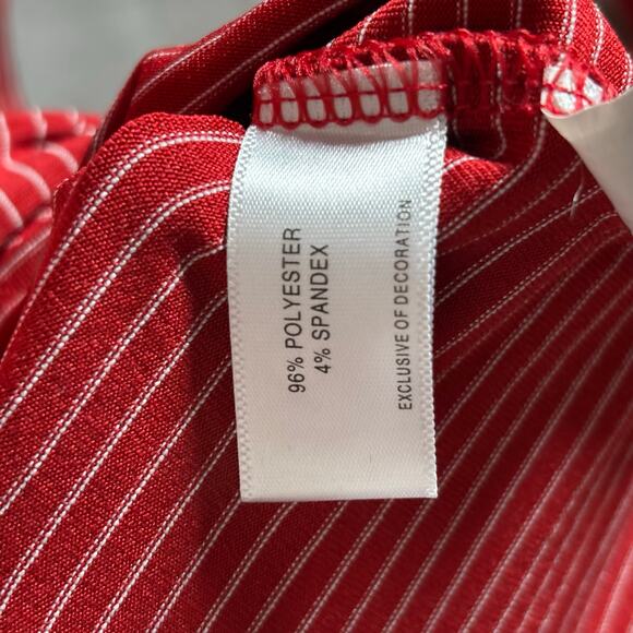 Cutter & Buck Ohio State Buckeyes Red Striped Polo Shirt Men’s Large - Picture 6 of 6